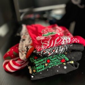 Bundle Of 4 Festive Holiday T-Shirts